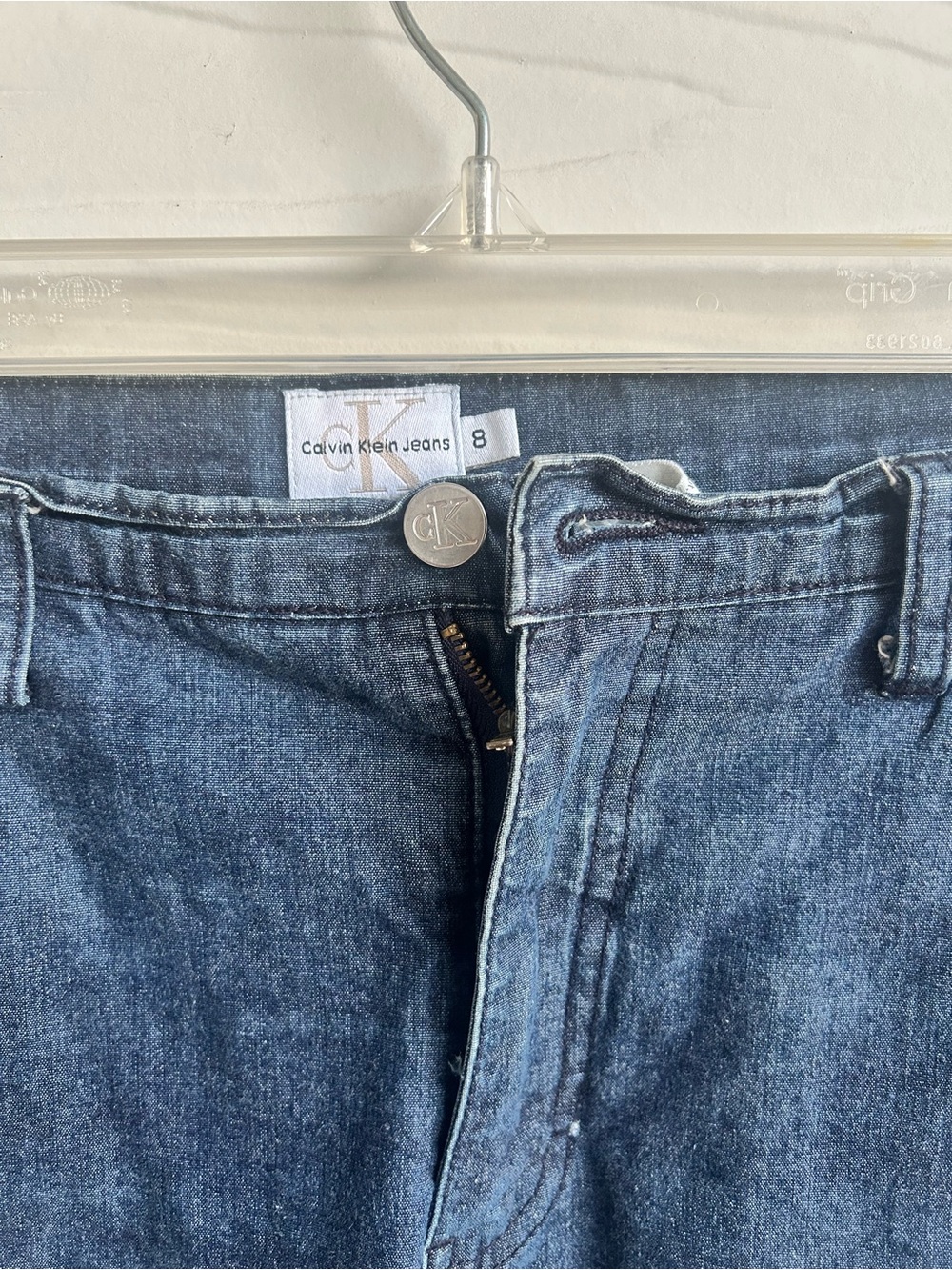 Calvin‎ Klein Jeans Straight Leg Medium Blue Denim
